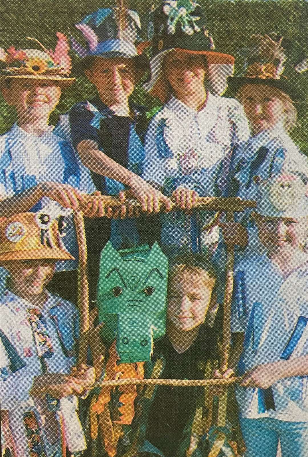 Dancers from Malcolm Sargent School 25 years ago.