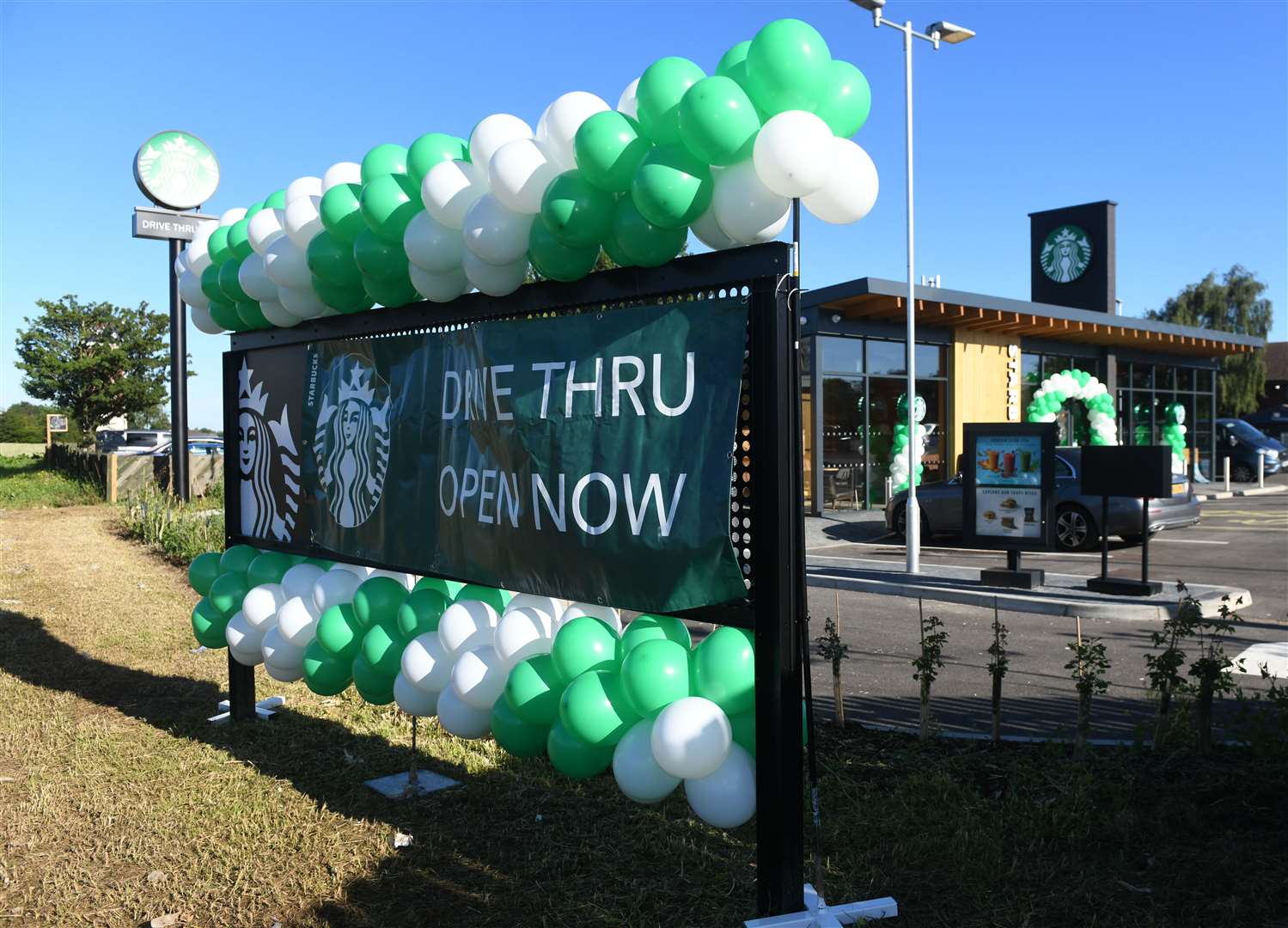 Opening of Starbucks at Long Sutton. (38818513)
