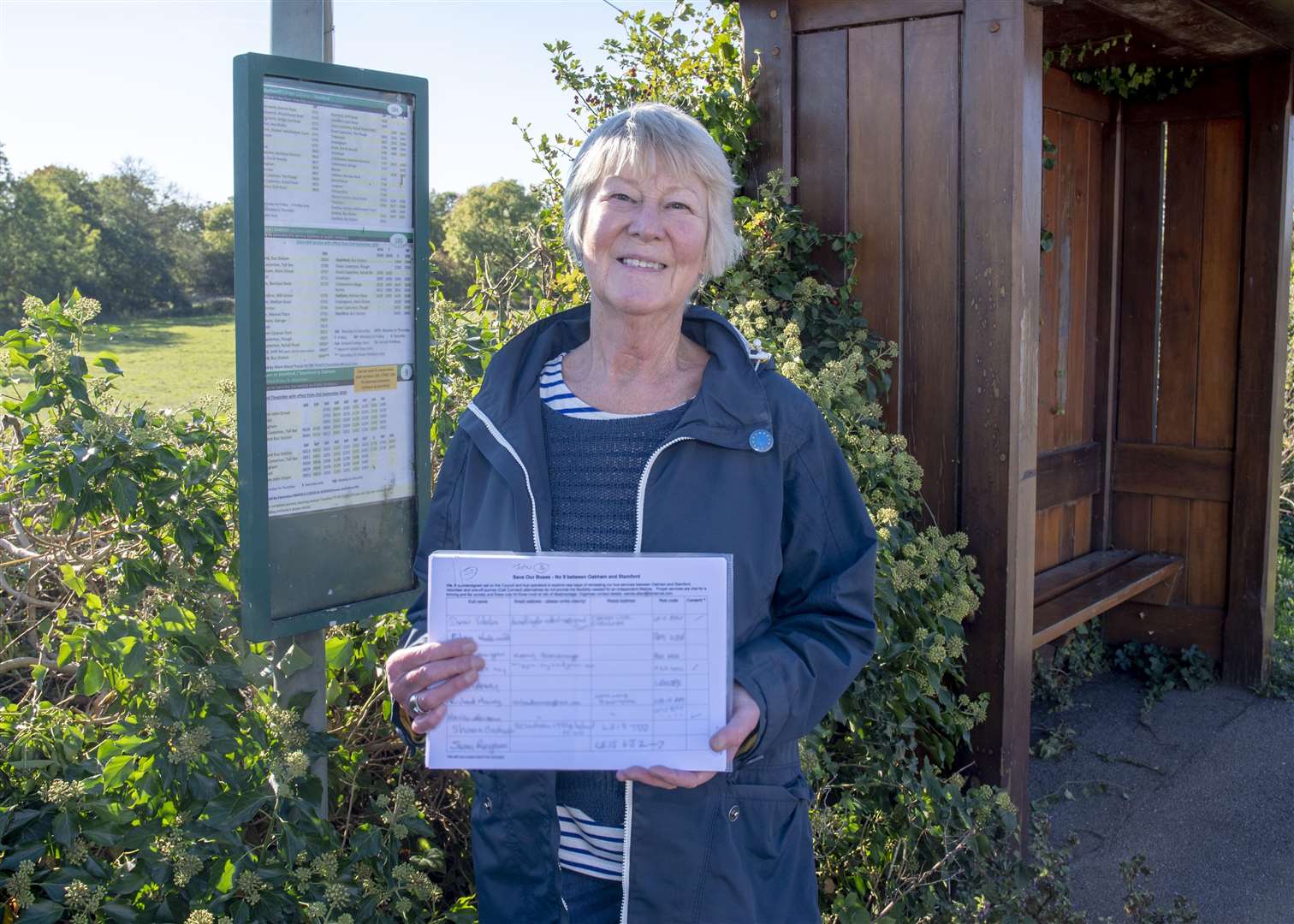 Rutland bus campaigner Wanda Allen
