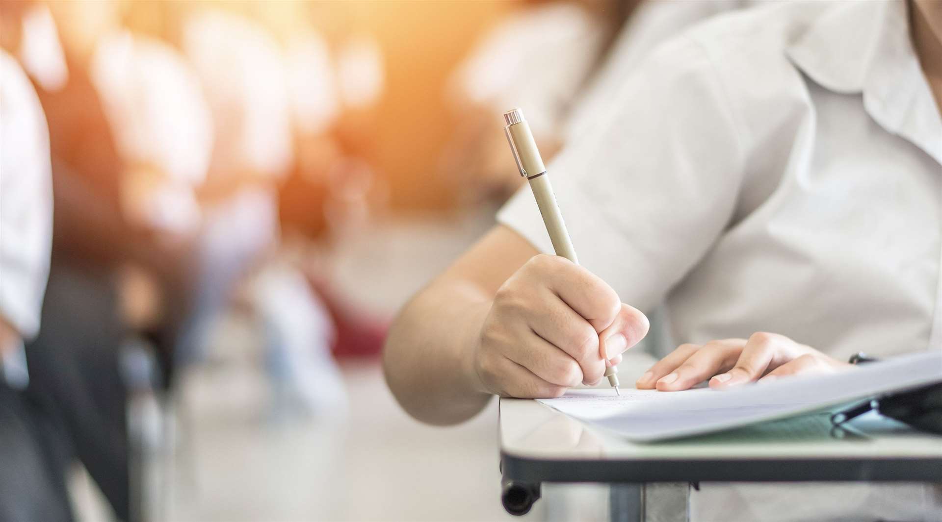 Students sitting exams. Photo: istock