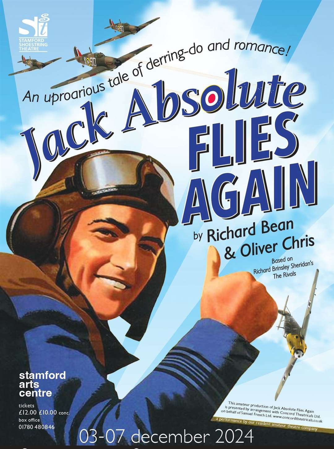 Jack Absolute Flies Again is on at Stamford Arts Centre