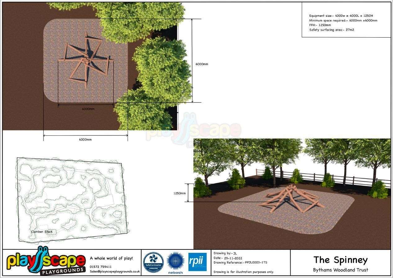 The proposed plans for the refurbishment. Photo: Bythams Woodland Trust (62134491)
