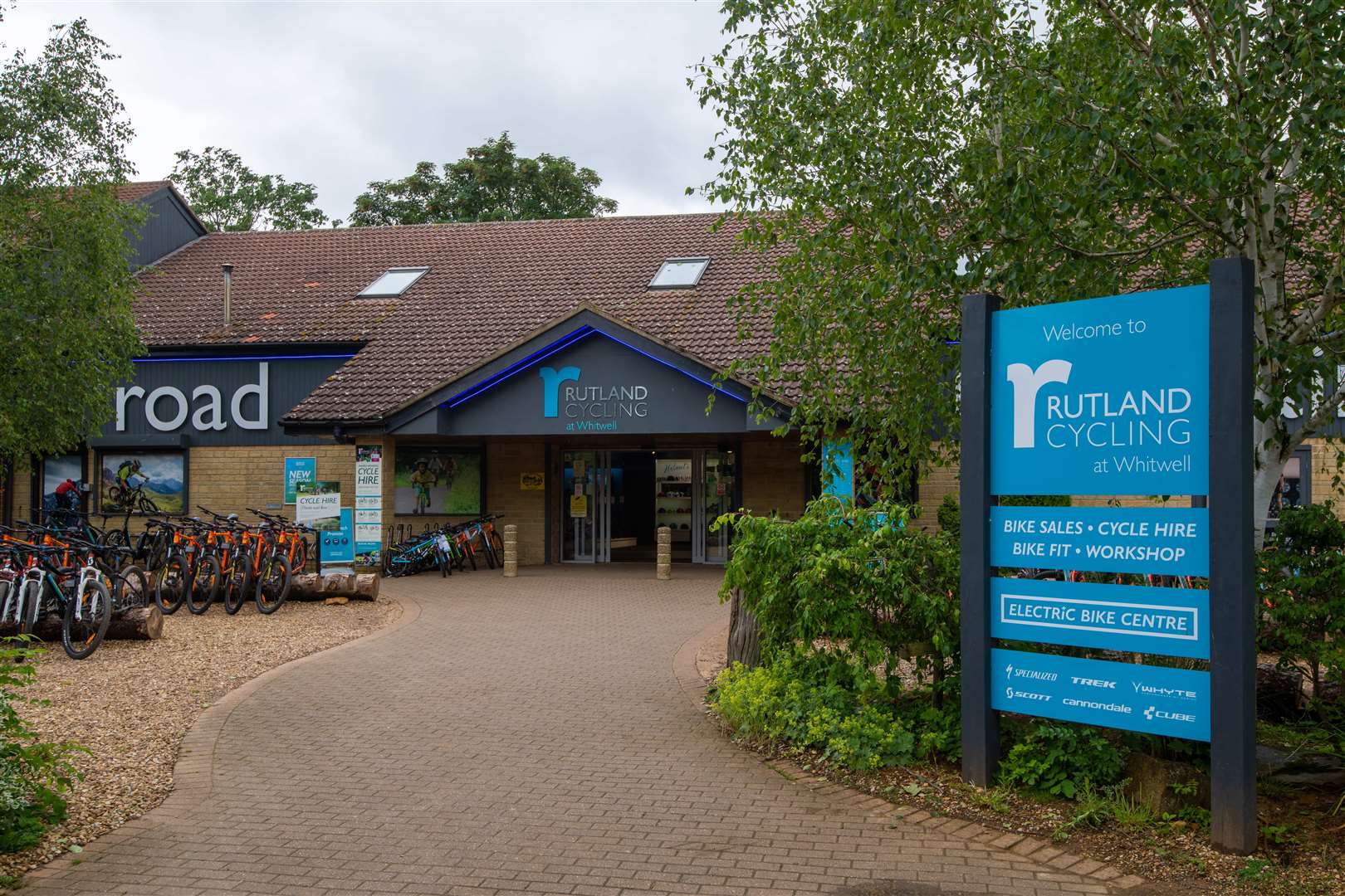 Rutland Cycling store Whitwell Rutland Water. Photo: Matthew Power
