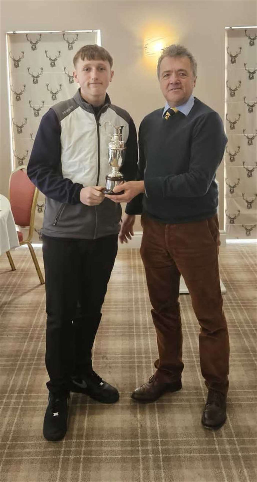 Junior prize winners at Belton Park Golf Club.