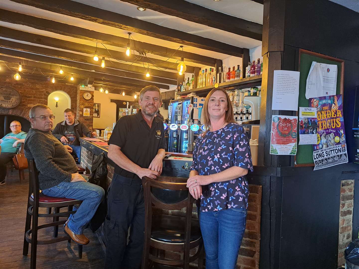 Publicans Stuart and Charli Griffiths