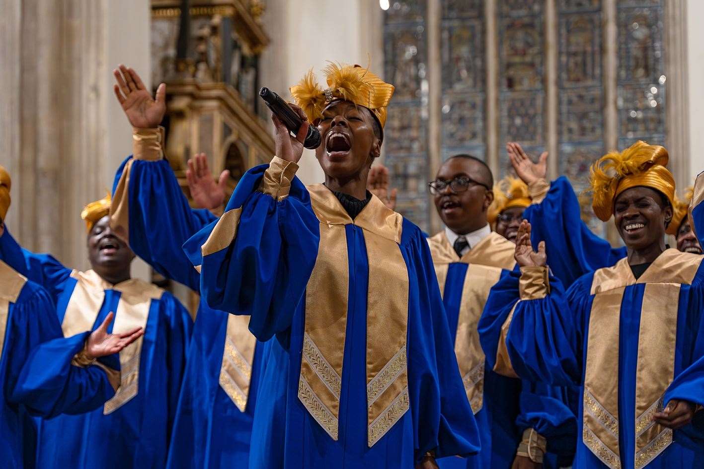 EAGA were named Choir of the Year by Songs of Praise. Photo: Holly Cook