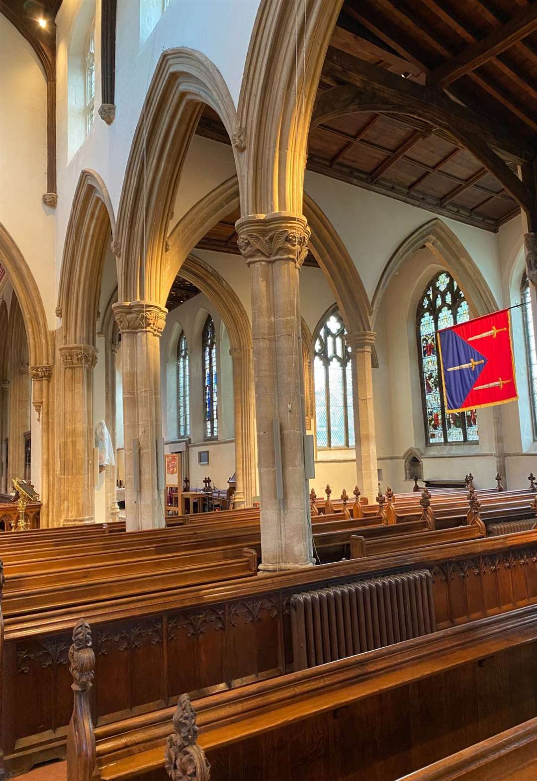 All Saints’ Church in Oakham has new lighting