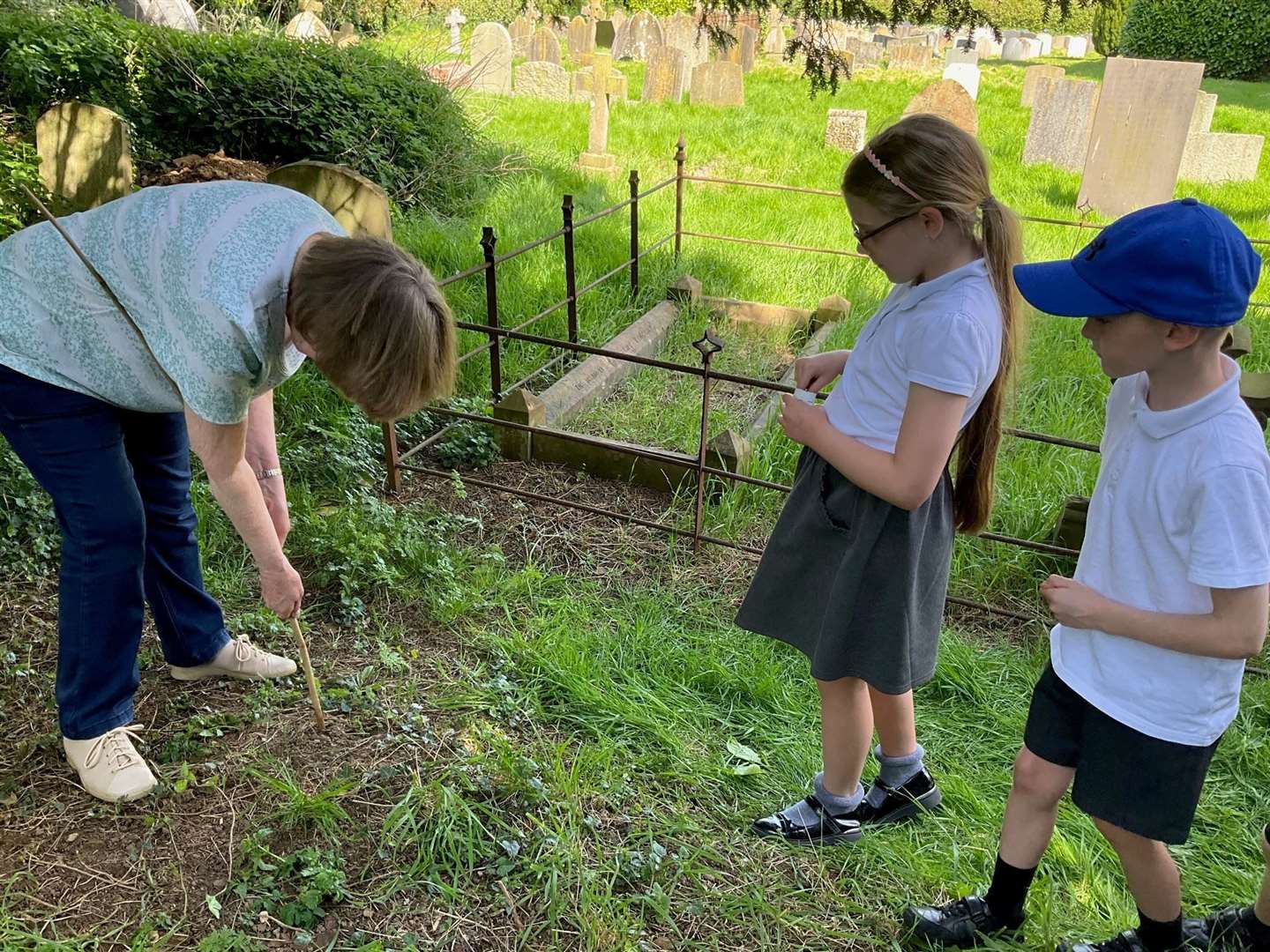 Pupils hard at work.
