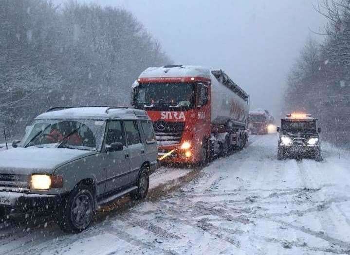 In some areas, doctors and nurses needed help getting to work as the storm continued