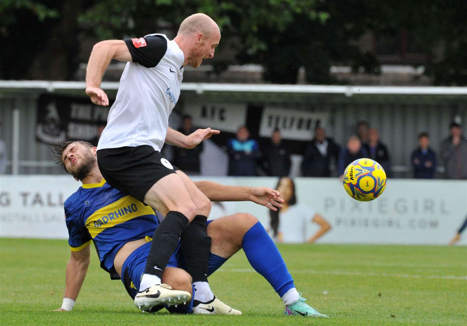 Action from Spalding's home defeat to AFC Telford. Photo: Chris Lowndes