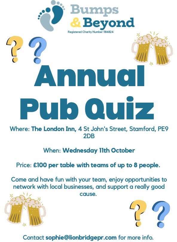 Teams can sign up for the Bumps and Beyond quiz