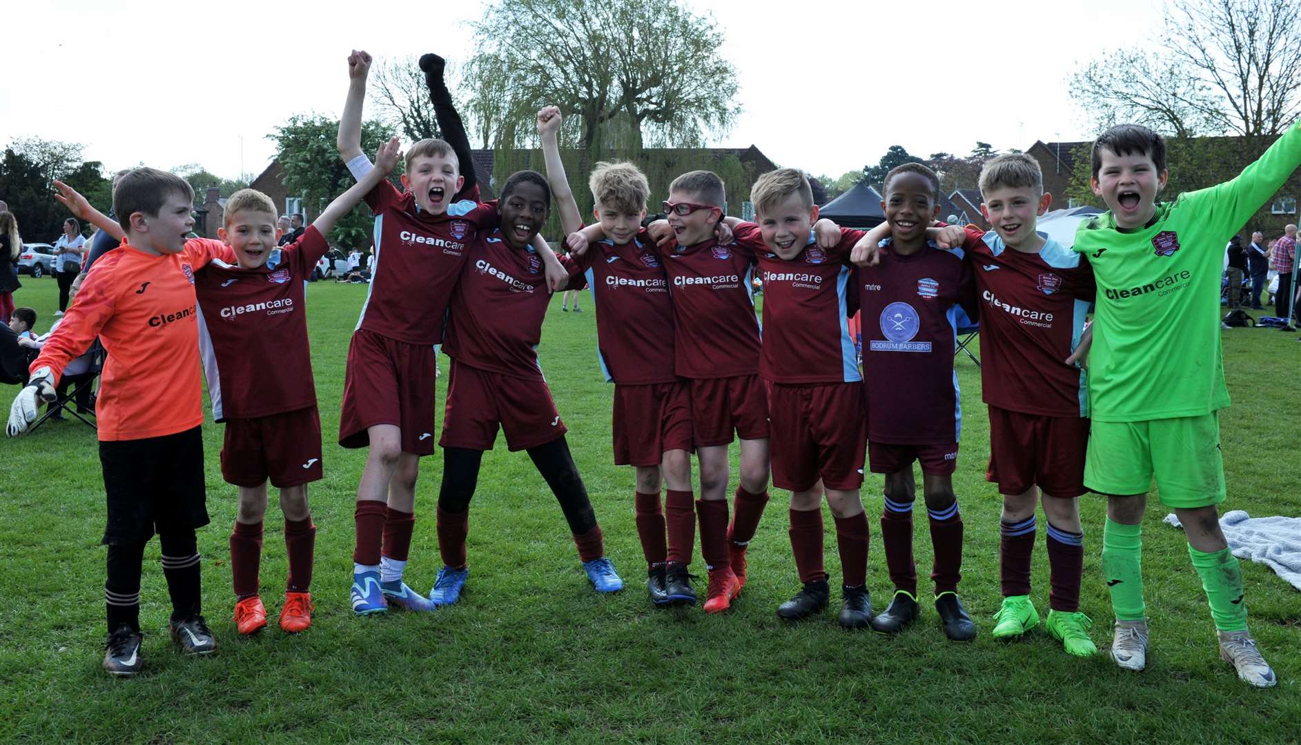 Bourne Town Under 8s. Photo: Chris Lowndes