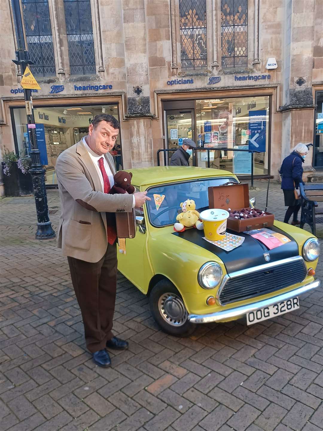 Dean hopes to raise £1000 this year for Children in Need