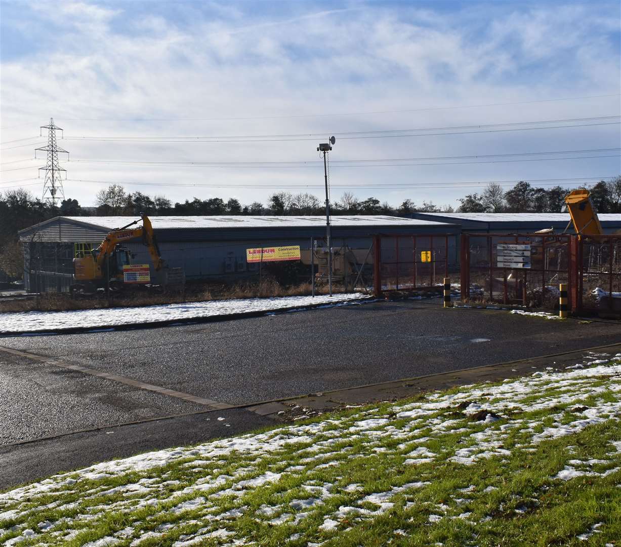 The new waste depot site in Turnpike Close, Grantham. Photo: RSM Photography