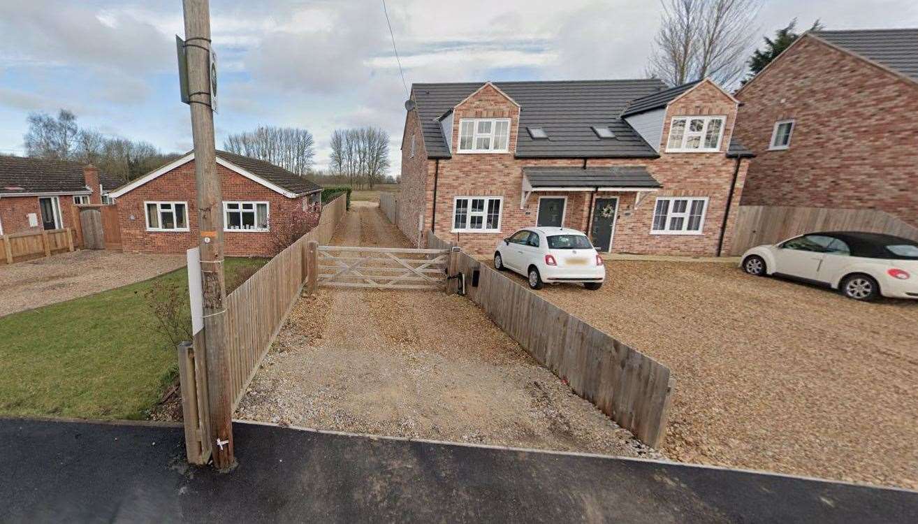 South Holland district councillors have expressed concerns about the entrance to the site in Station Road, Tydd Gote PHOTO: GOOGLE MAPS