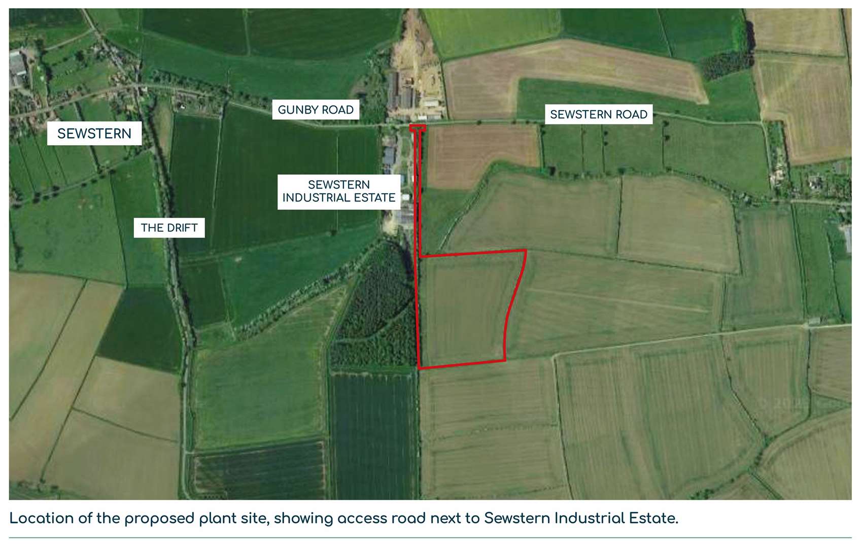 The proposed location for the plant. Photo: Ironstone Energy