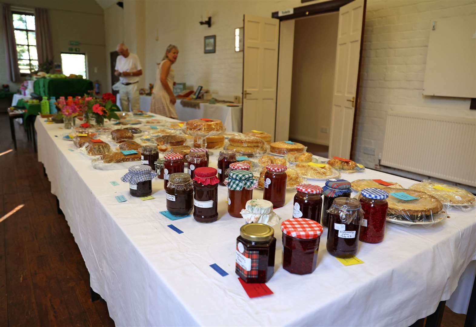 Some of the jams and pickles entries