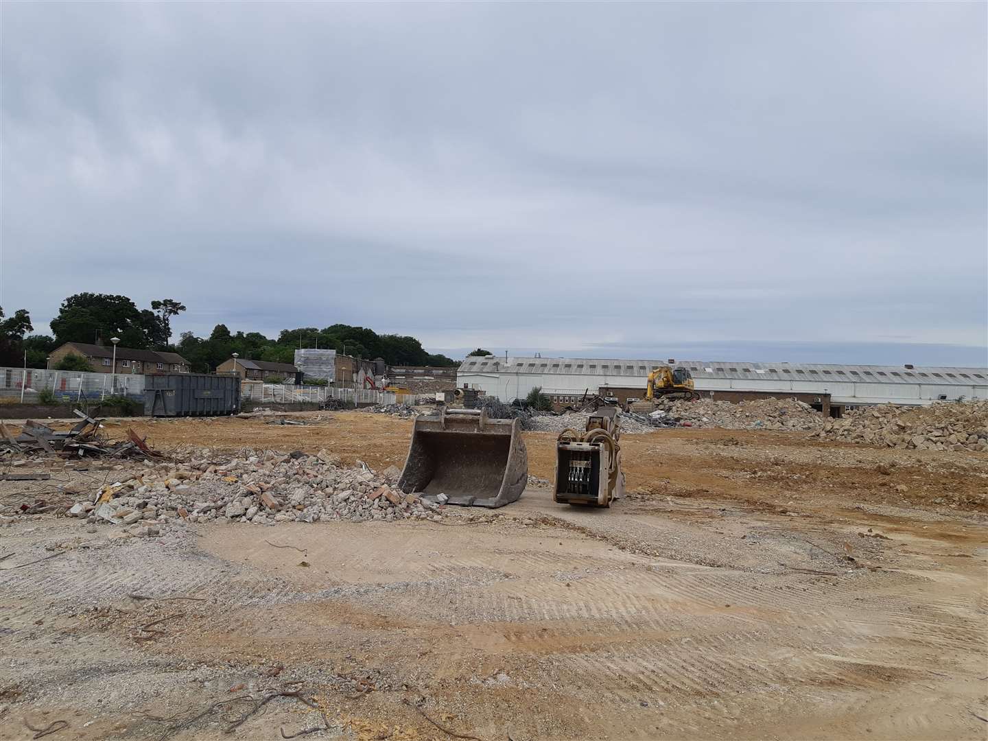 The Cummins side of the site will be for commercial development, with housing going on land next door (57924758)