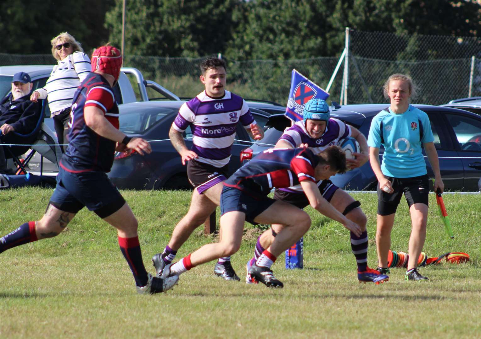 Action from Stamford's defeat against Biggleswade. Photo: Darren Dolby
