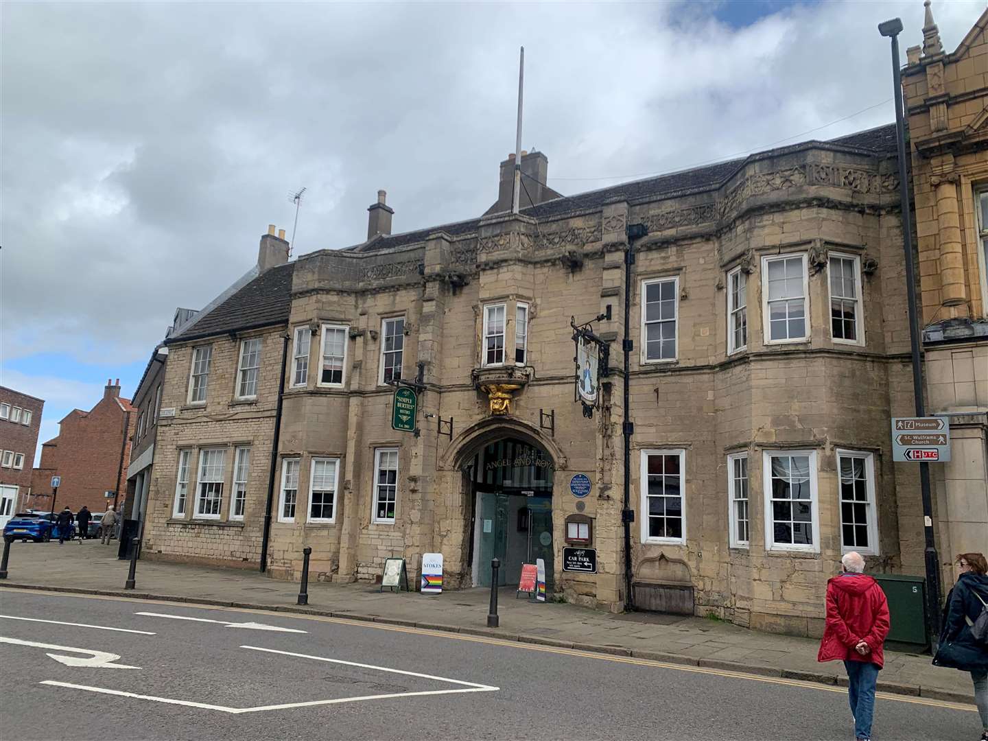 The Angel and Royal in Grantham.