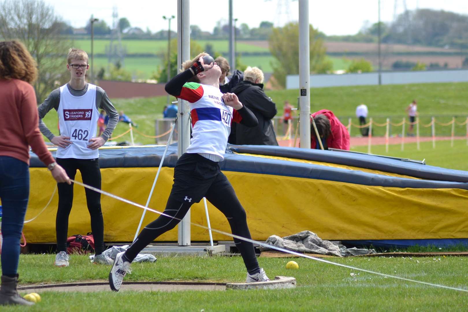 Donovan Capes set a new personal best in the shot put of 15.61m at the Kettering Open Throws event in September.