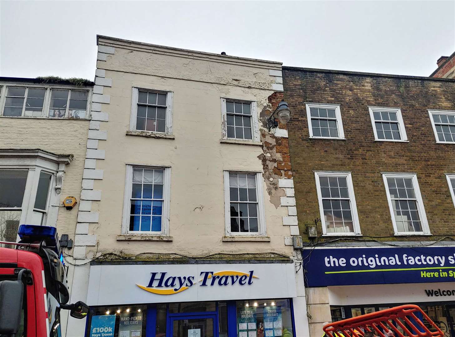 Render fell from a Market Place in Spalding PHOTO: JOHN BLAND