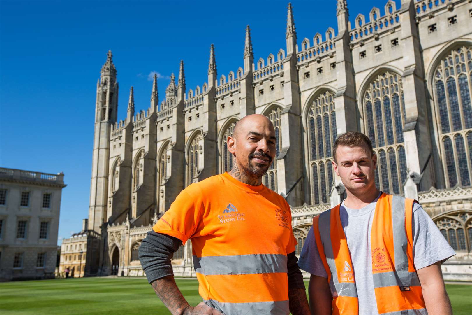 Lee Muxlow and Lee Buckman on a renovation of the Porters Lodge at Kings College, Cambridge (18868654)