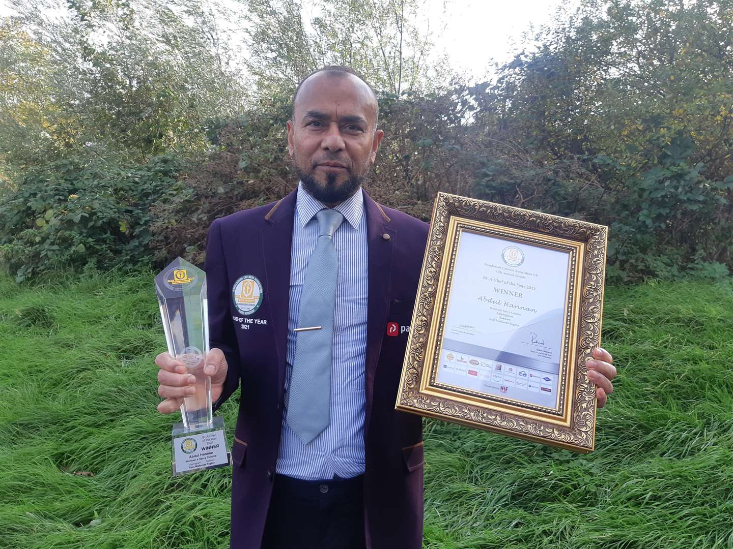 Abdul Hannan, owner of Hannan's Spicy Cuisine in Uppingham
