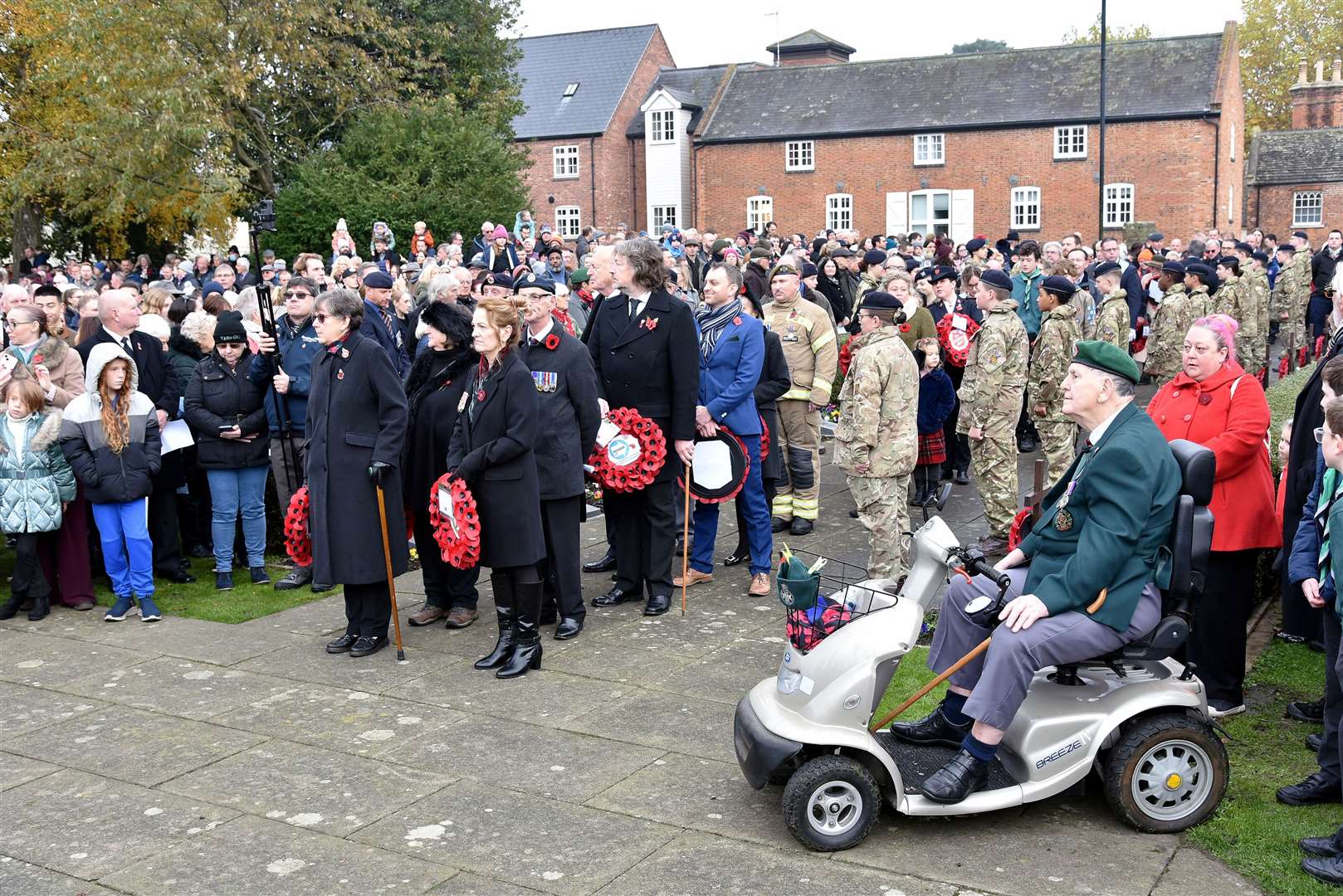 The service is an opportunity for people to come together to remember the fallen and celebrate their own freedom