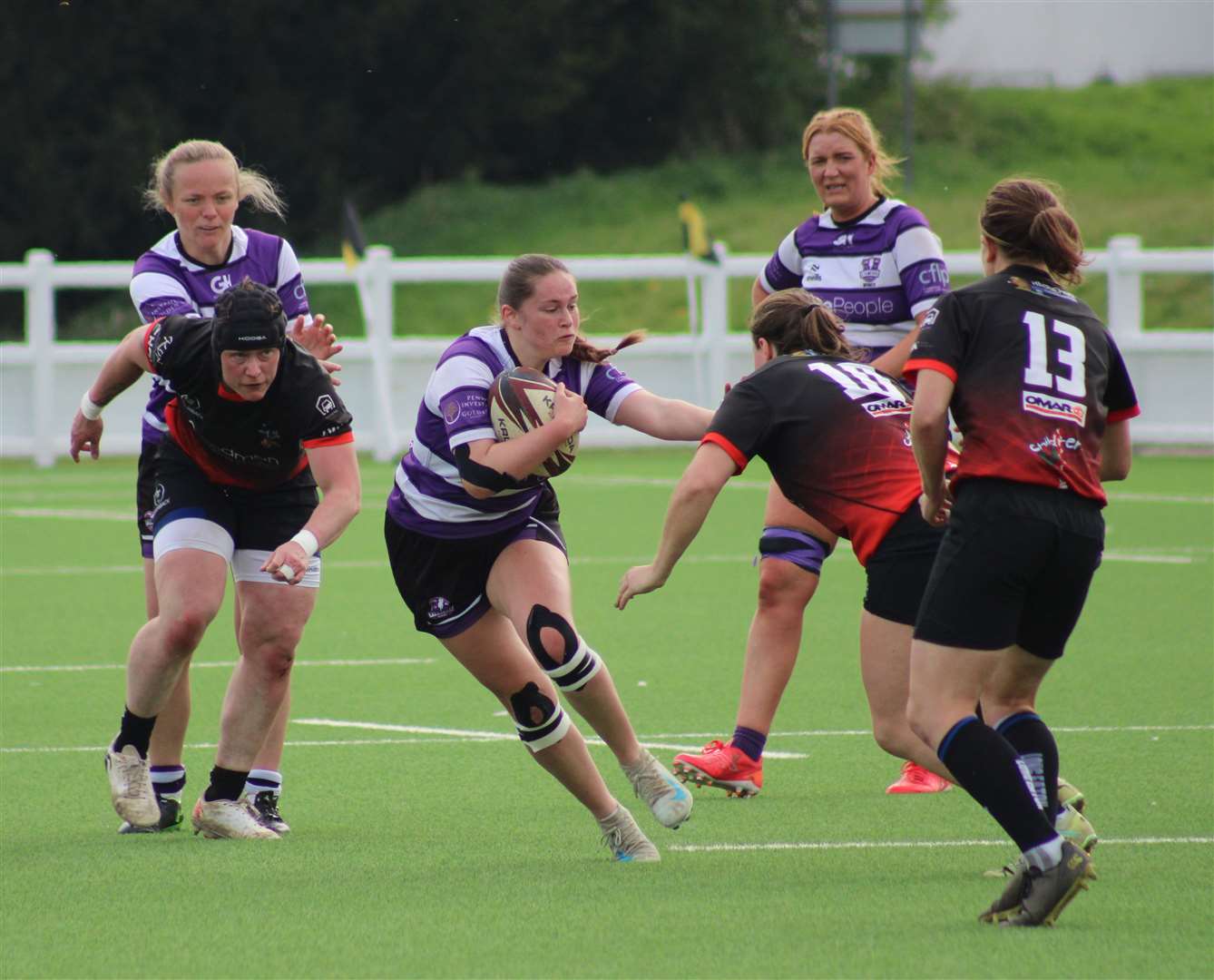 Action from Stamford's cup final with Long Eaton. Photo: Darren Dolby