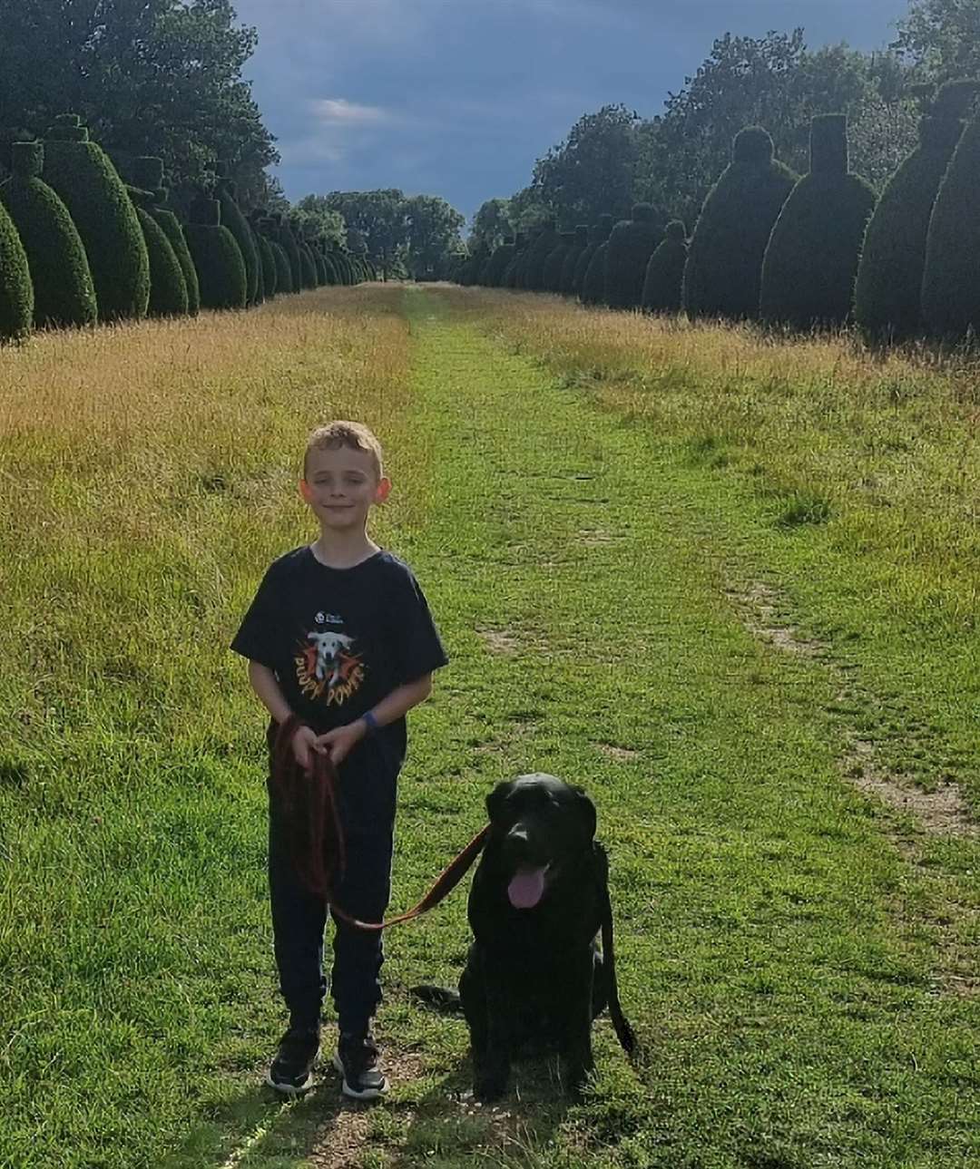 Thomas Dutton (left) with Jaspar.