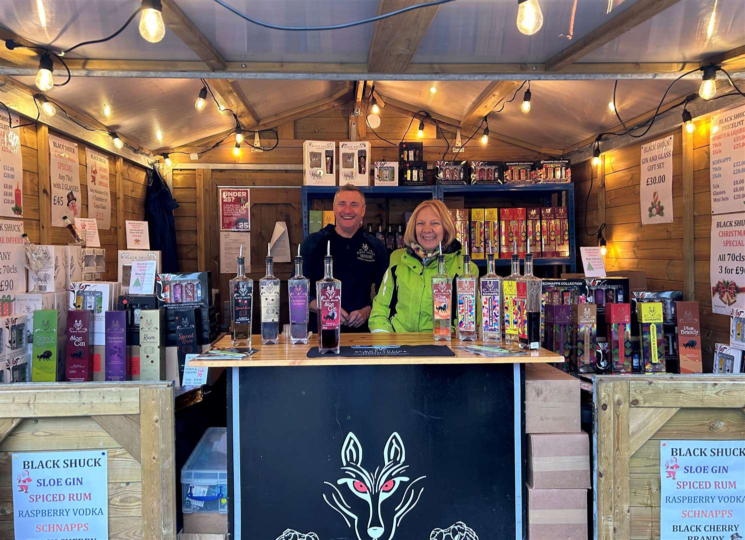 Black Shuck, created by Patrick and Sarah Saunders, was selling gin