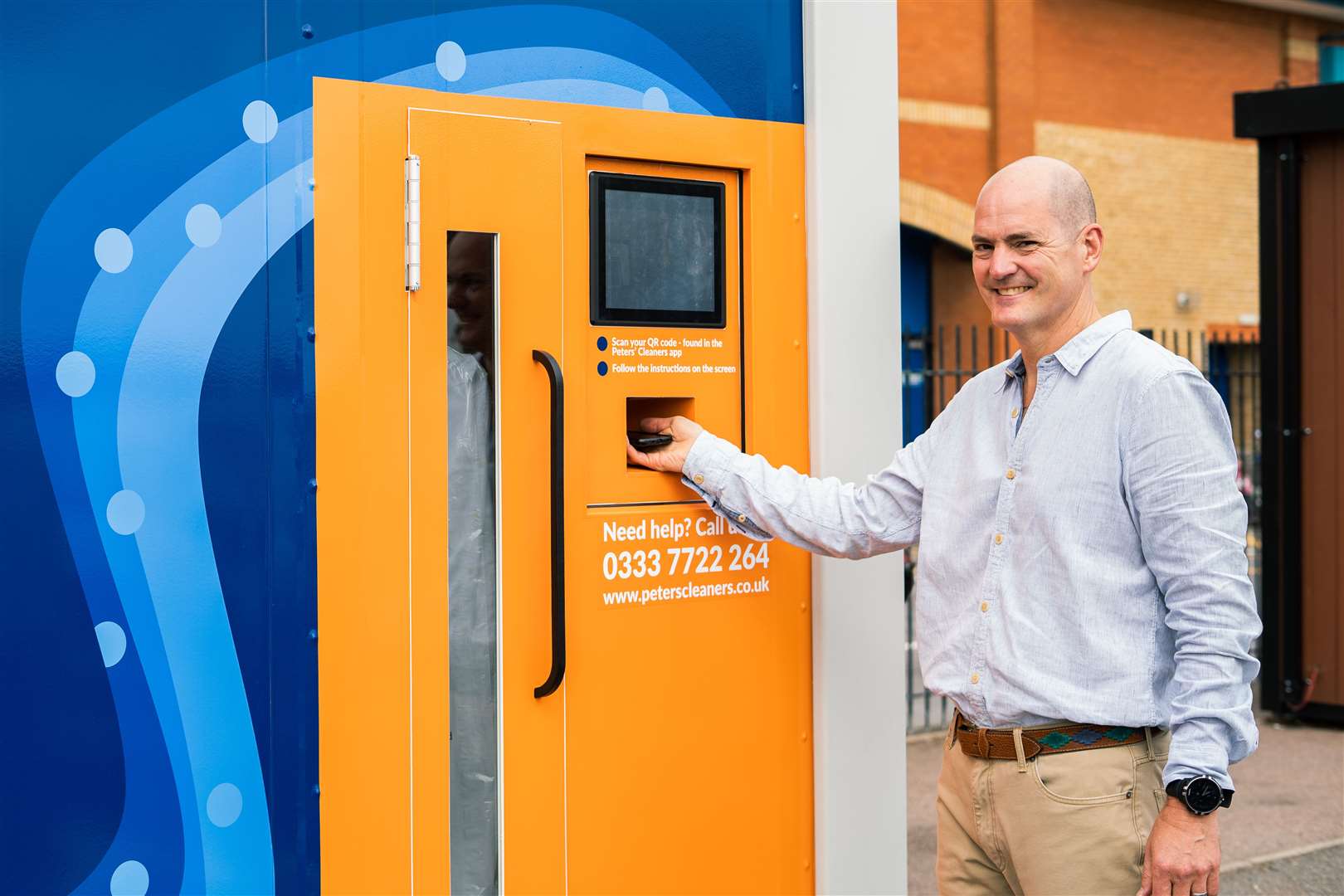 A new dry cleaning pod is being launched at Waterside Garden Centre. Photo: Peters' Cleaners