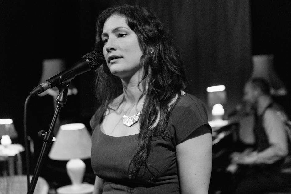 Rachel Unthanks, with her husband Adrian McNally on piano. Photo by Gavin Bush. (3355300)