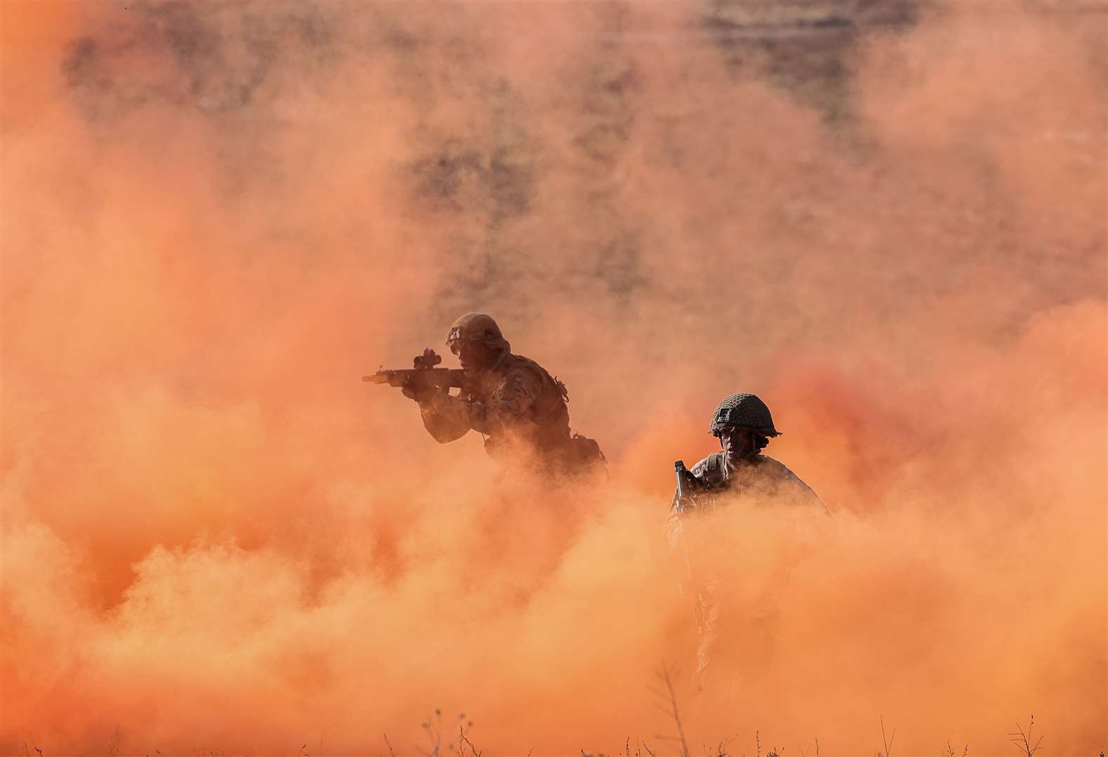 The Royal Anglian Regiment demonstrates capabilities during a media day