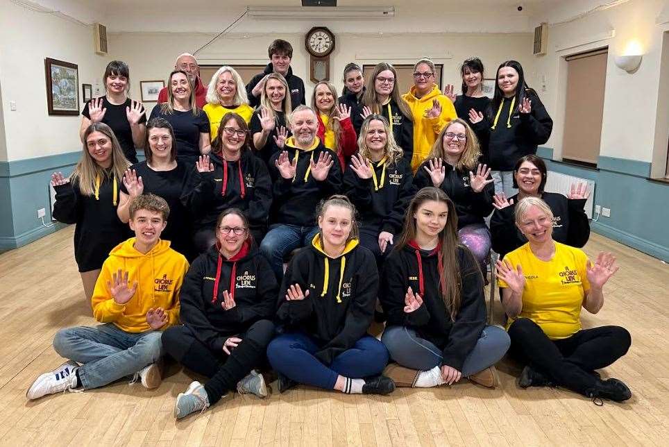 The cast of A Chorus Line. Photo: Stamford Showstoppers