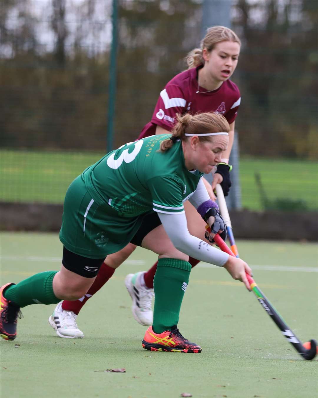 Ladies first team action from Spalding's match with Long Sutton. Photo: Nigel Cookson