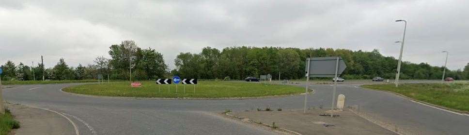 Peppermint Roundabout west of Holbeach. Photo: Google