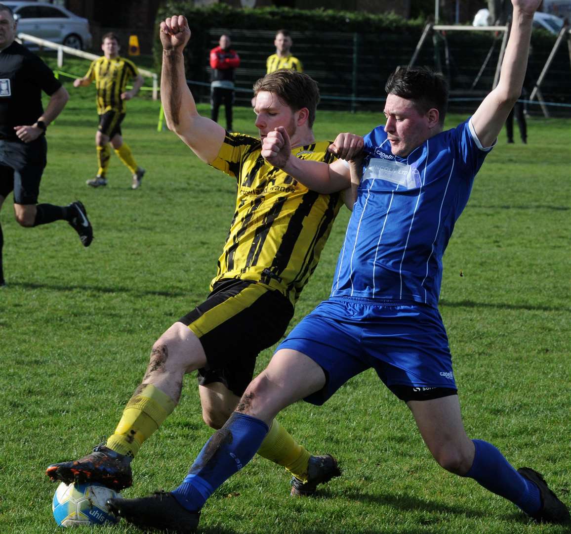 Crowland were beaten by Ruston Sports in their Lincolnshire Junior Cup semi-final. Photo: Chris Lowndes