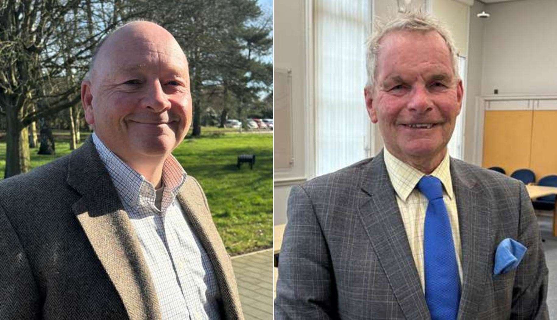 Coun Travis Hesketh and Coun Martin Hill. Photos: James Turner