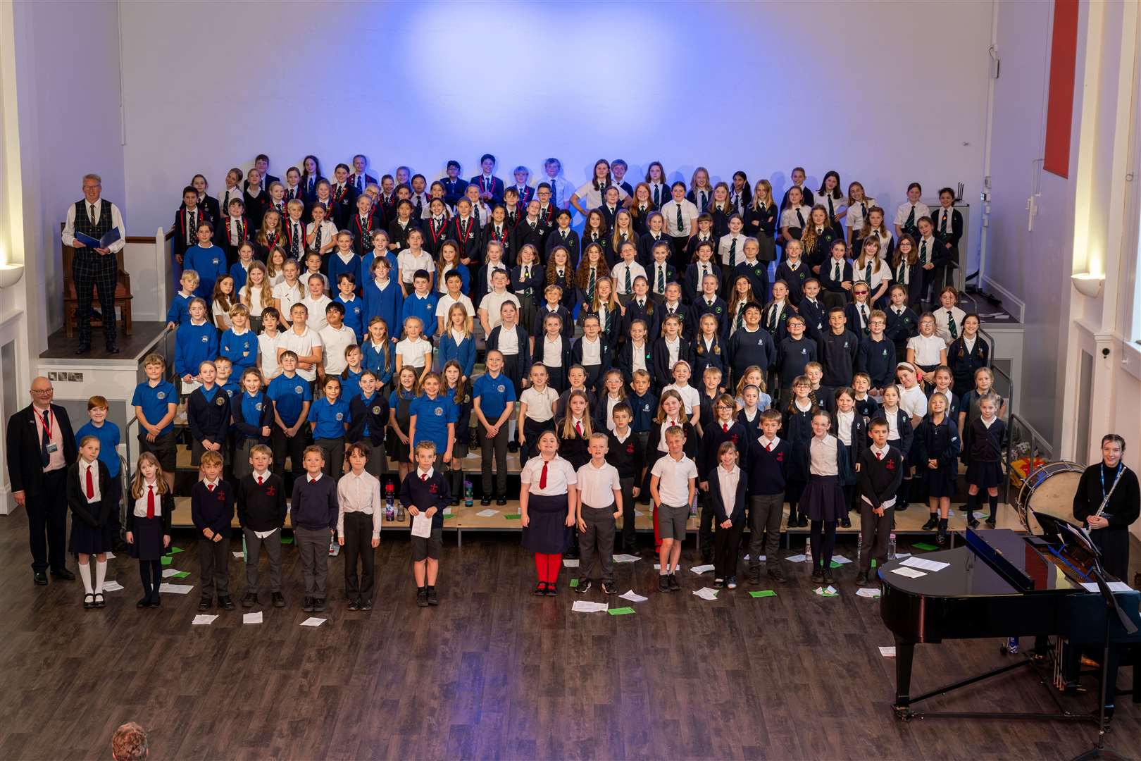 Children from six primary schools performed in a fundraising concert for the RNLI. Photo: Alan Walters - Rutland Photographer