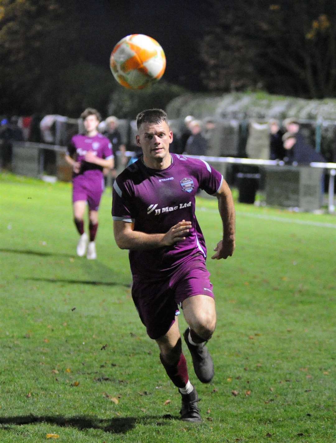 Action from Bourne Town's victory over Radford. Photo: Chris Lowndes