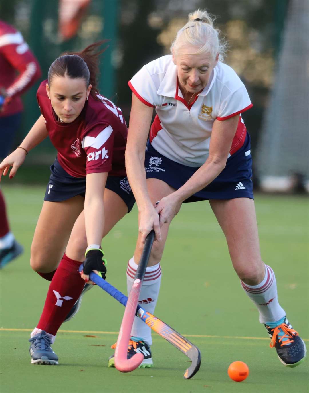 Action from Spalding ladies' home defeat to City of Peterborough. Photo: Nigel Cookson