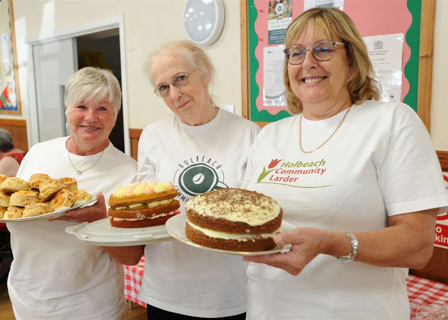 Sandra Reedman, Jane Francis, chair of trustees and Wanda Adams-Stevens