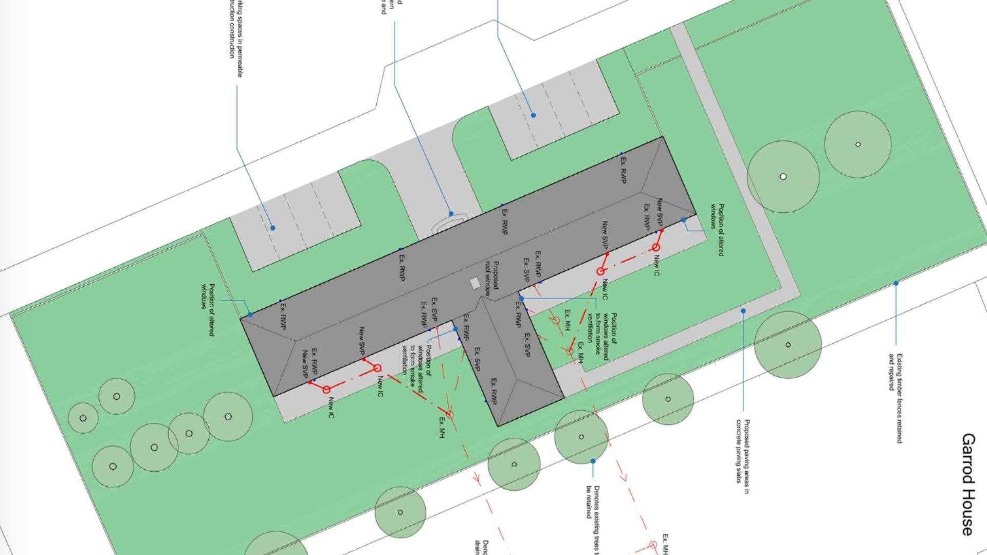 The site plan.