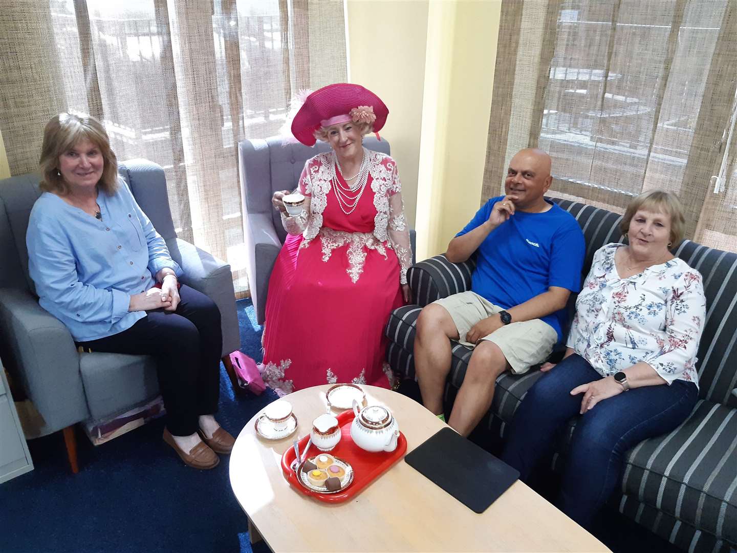 St Peter's Hill Players visited the dementia cafe in Grantham.