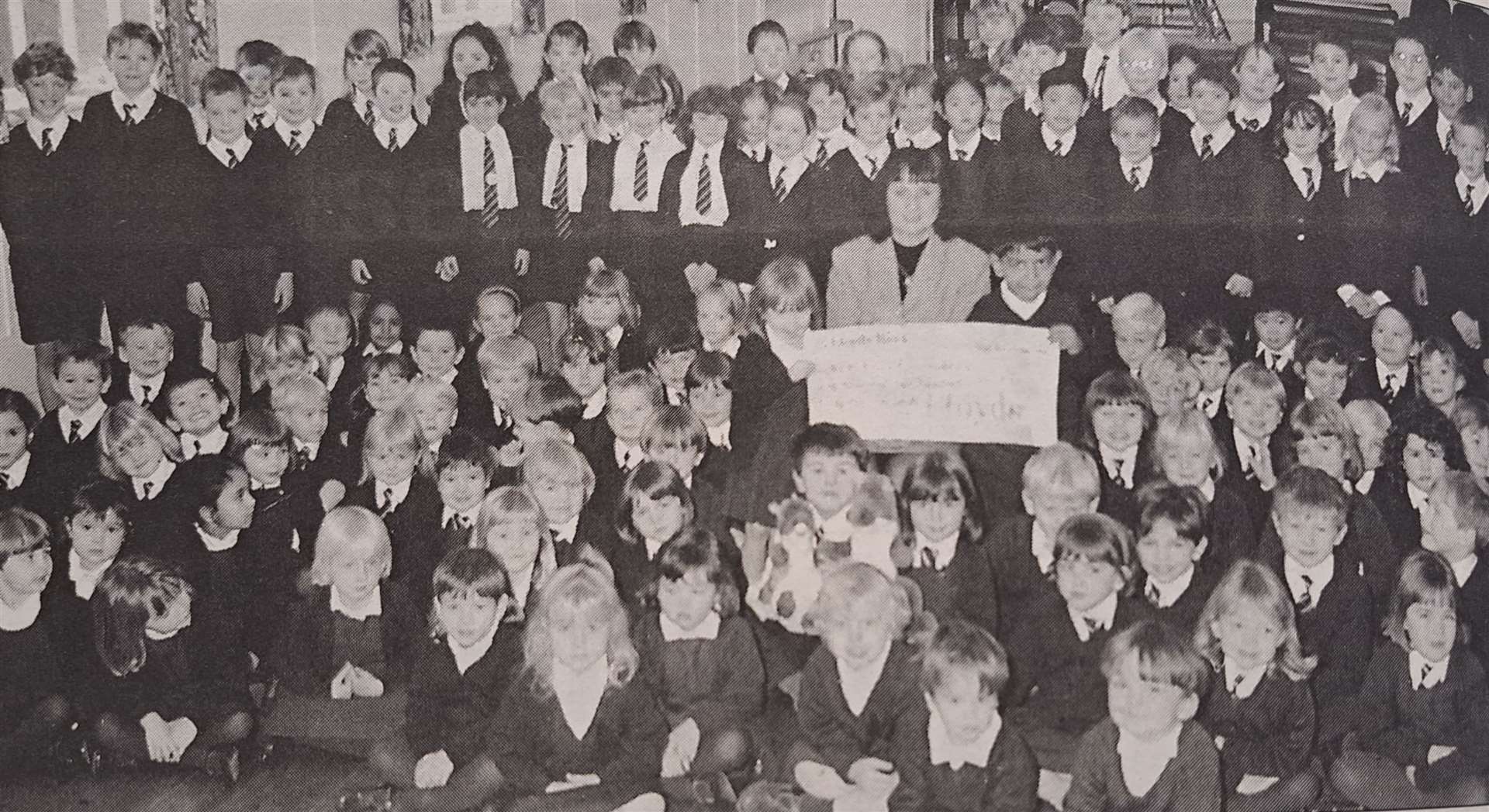 The kind hearted donation given by these pupils