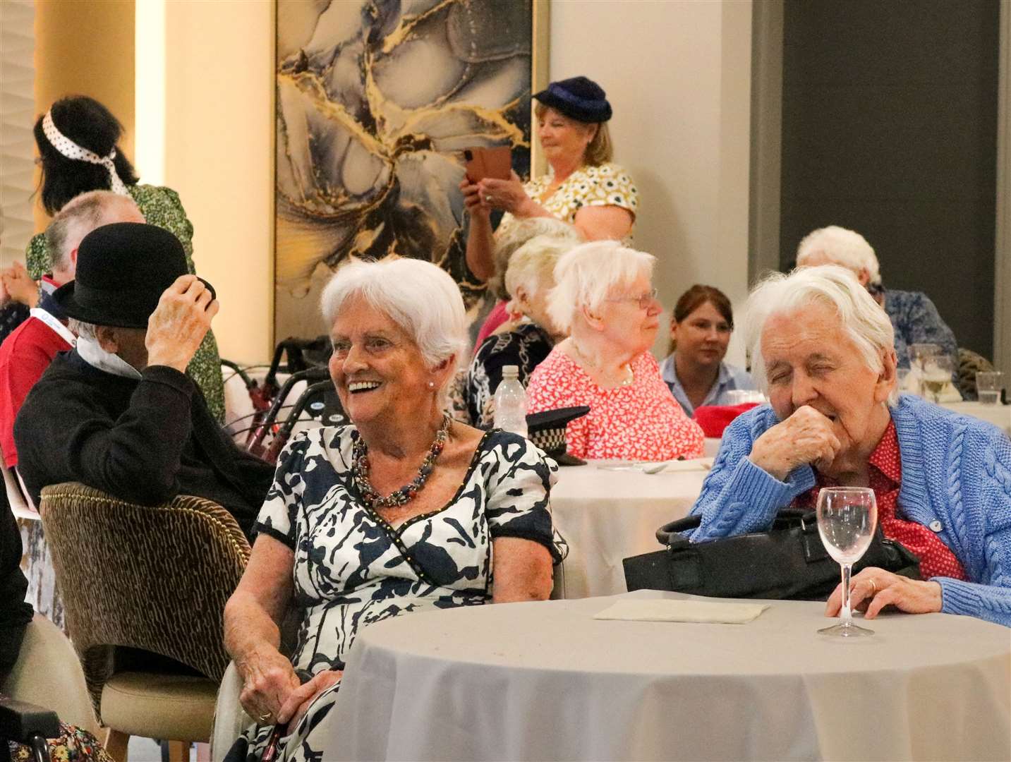 Residents of Castor Lodge enjoyed a 1940s event