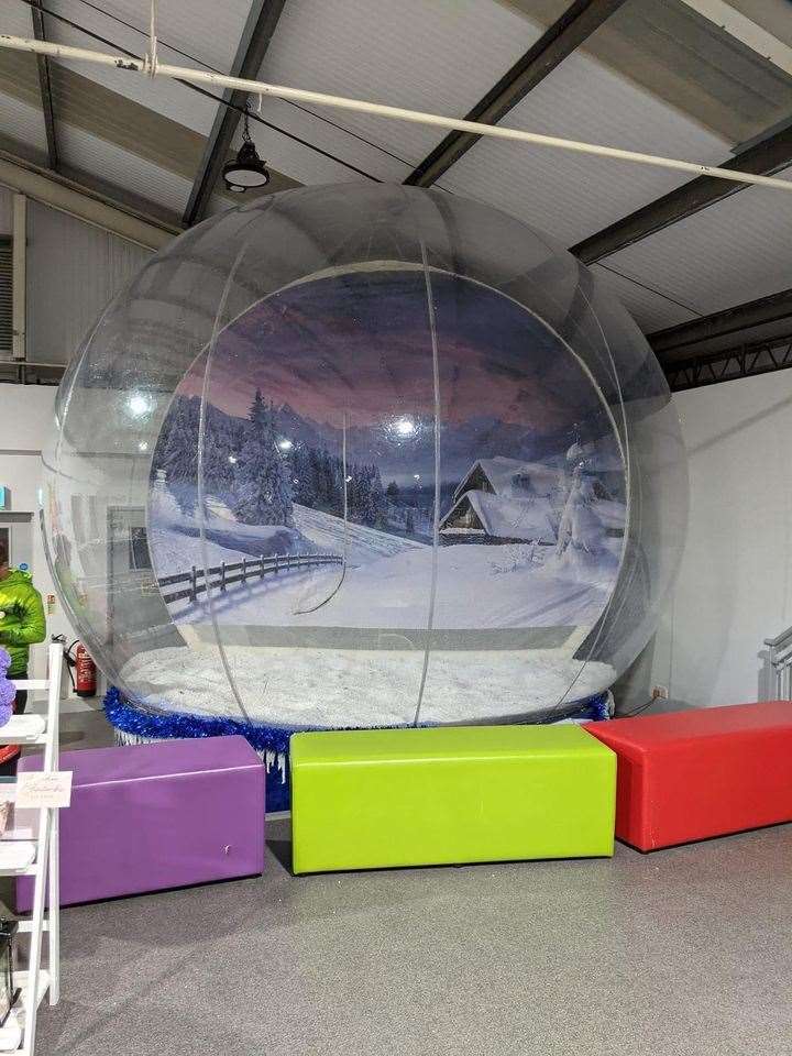 Families can have a go at the Festive Snowglobe during the event. Photo: Supplied.
