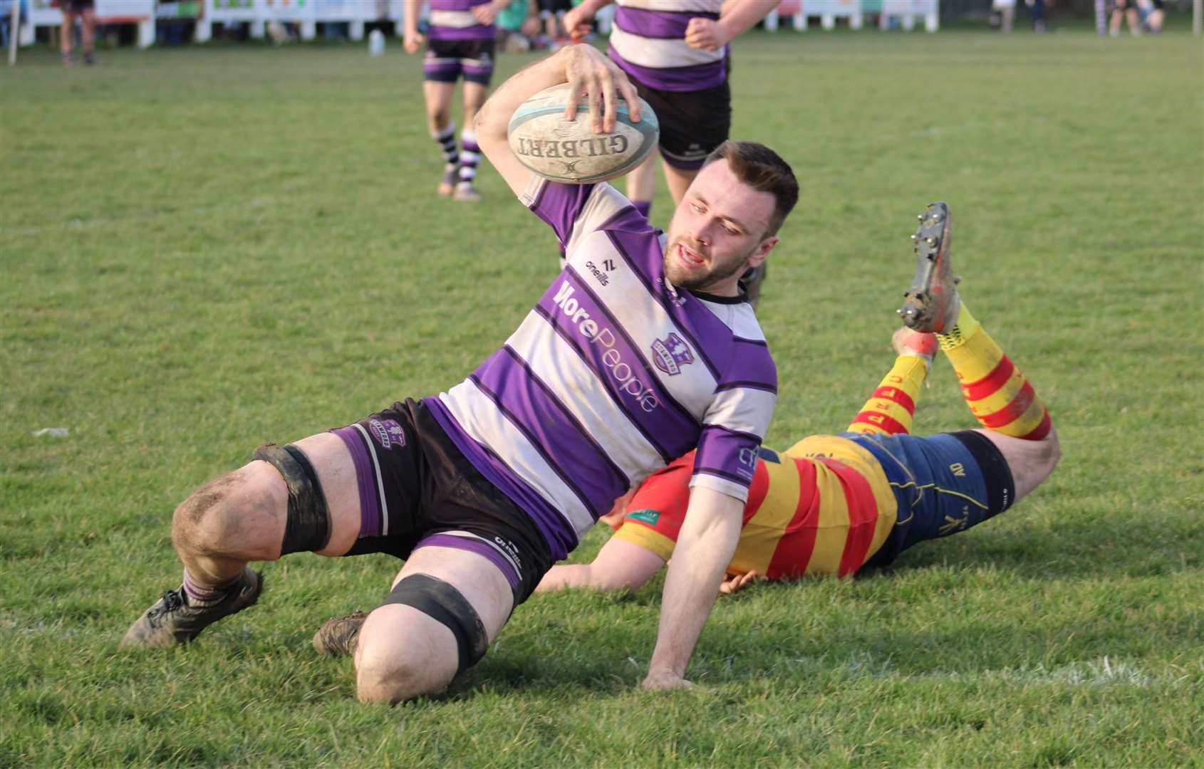 Action from Stamford's victory over Stockwood Park on Saturday. Photo: Darren Dolby